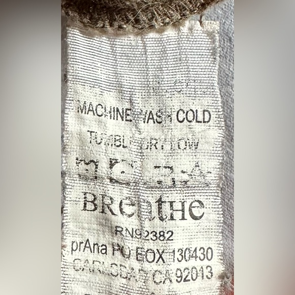 Prana Cargo Pants, Size 30, Tan Color, 2 Thigh Pockets - Picture 9 of 9